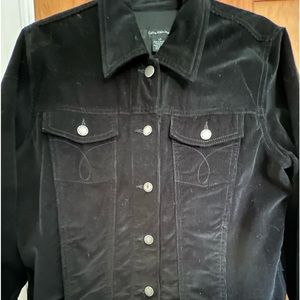 Calvin Klein black “jean  jacket” style jacket.
